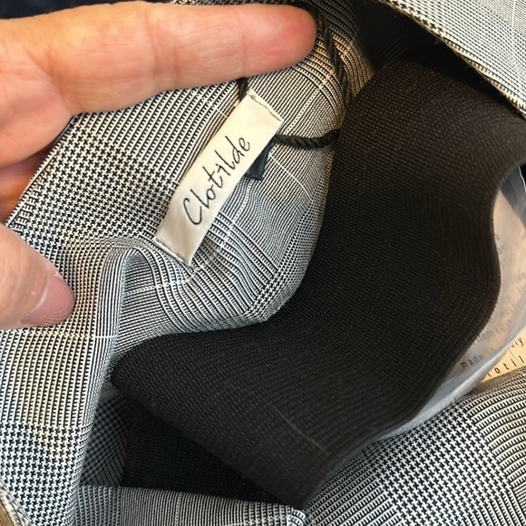 NJAL Not Just A Label Clotilde Plaid Culotte Harem Trouser Pant SzS - Picture 7 of 8